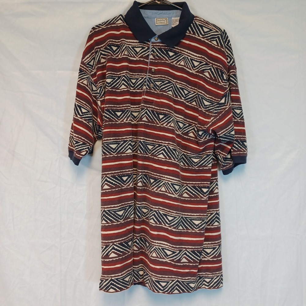 Vintage Bugle Boy Shirt Mens Golf Polo Short Sleeve‎ Y2K